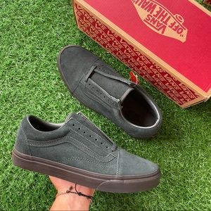 Vans Old Skool Black Outsole / Darkest green